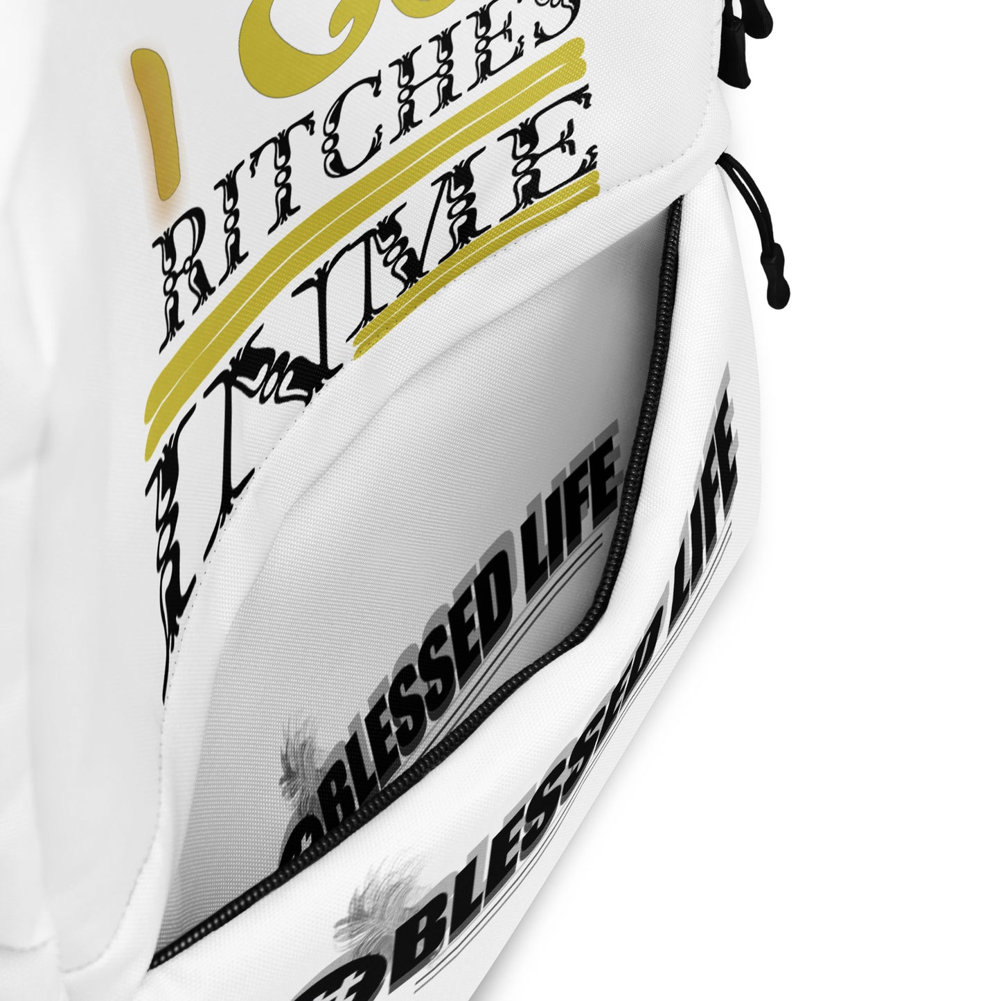 I GOT RITCHES IN ME/BLESSED LIFE COLLABORATION Backpack