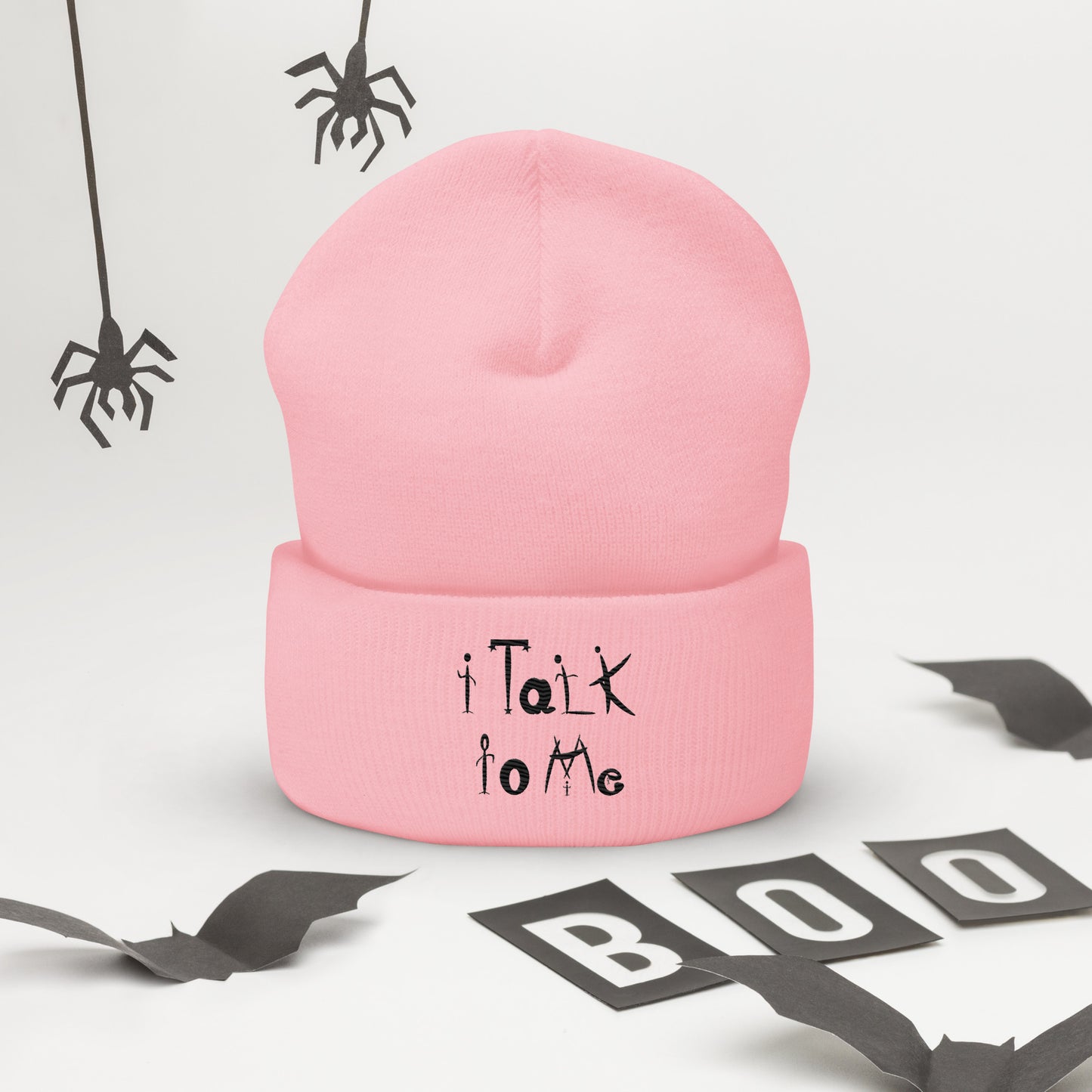 "I aTalk to Me" Cuffed Beanie