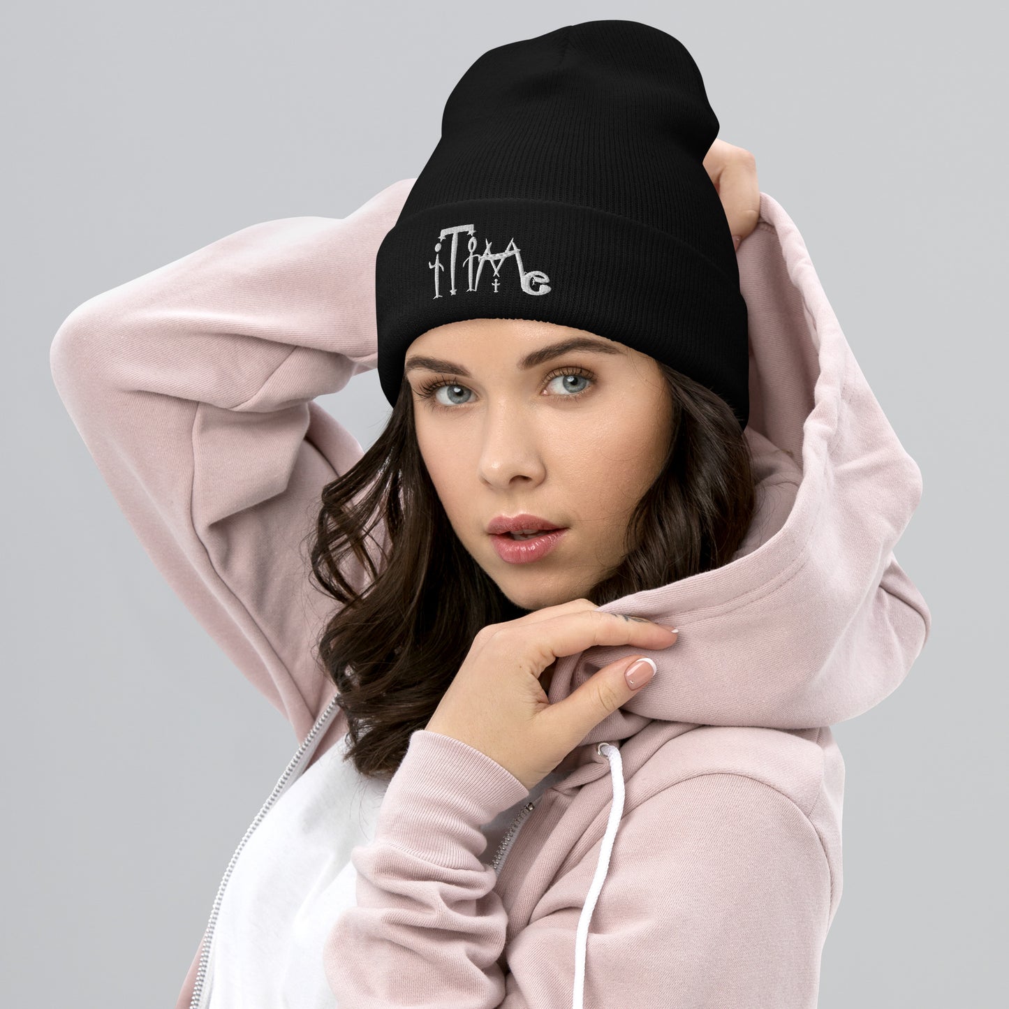 “iTtMe aka i Talk To Me” Cuffed Beanie