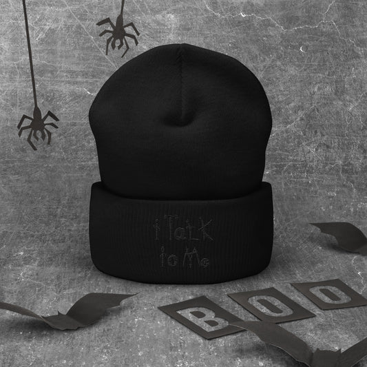 "I aTalk to Me" Cuffed Beanie