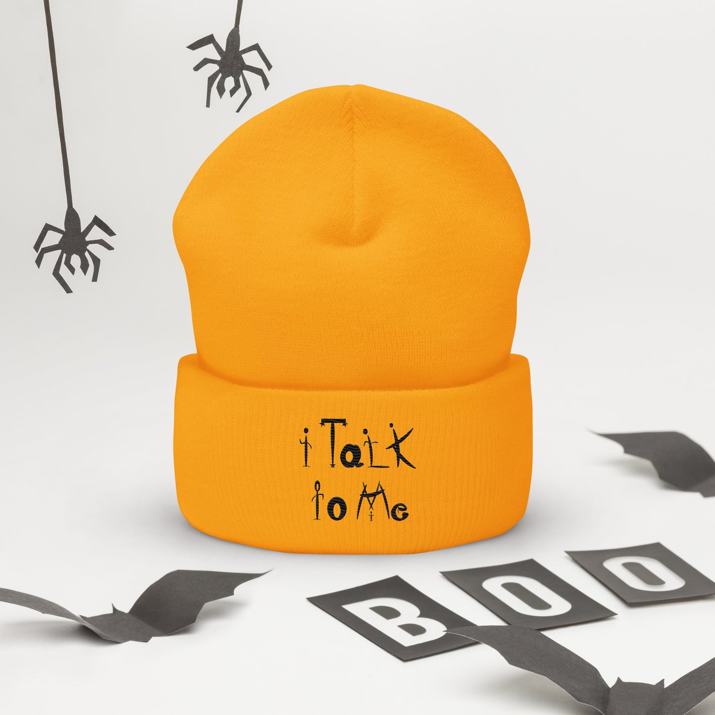 "I aTalk to Me" Cuffed Beanie