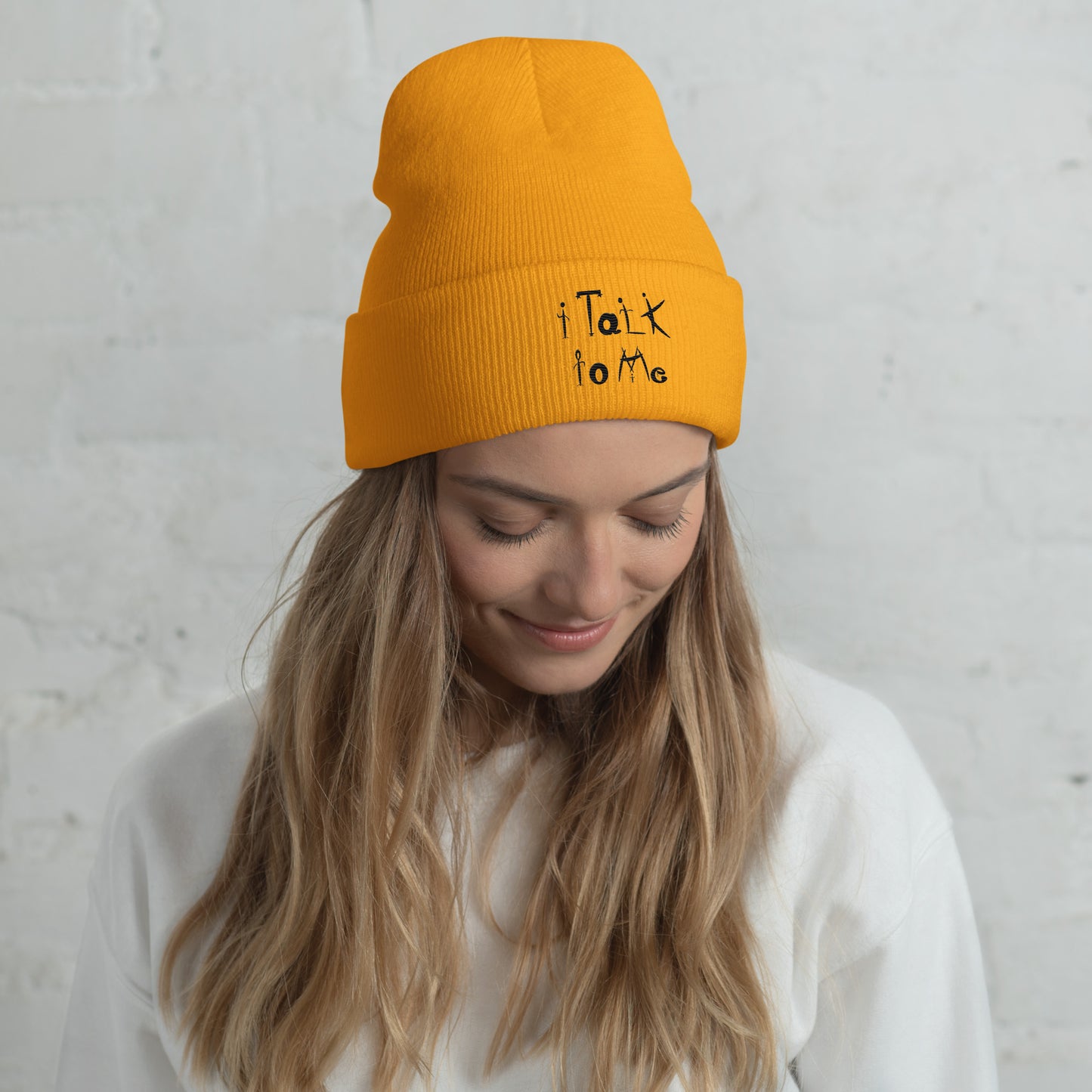 i Talk to Me - Cuffed Beanie