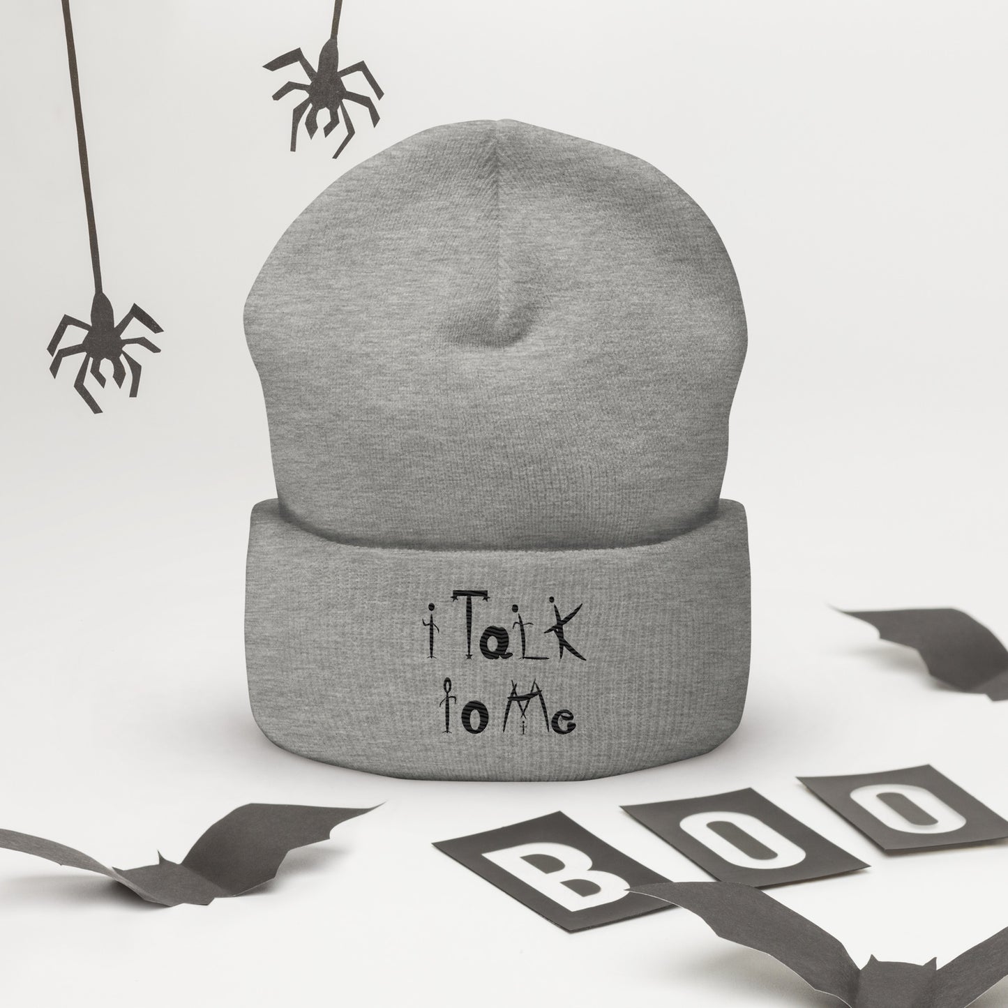 "I aTalk to Me" Cuffed Beanie