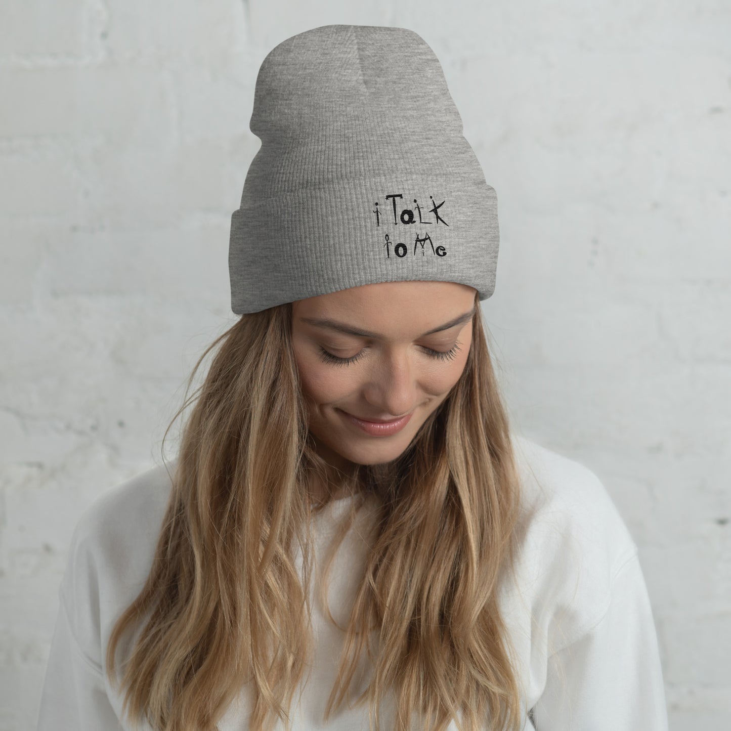 i Talk to Me - Cuffed Beanie