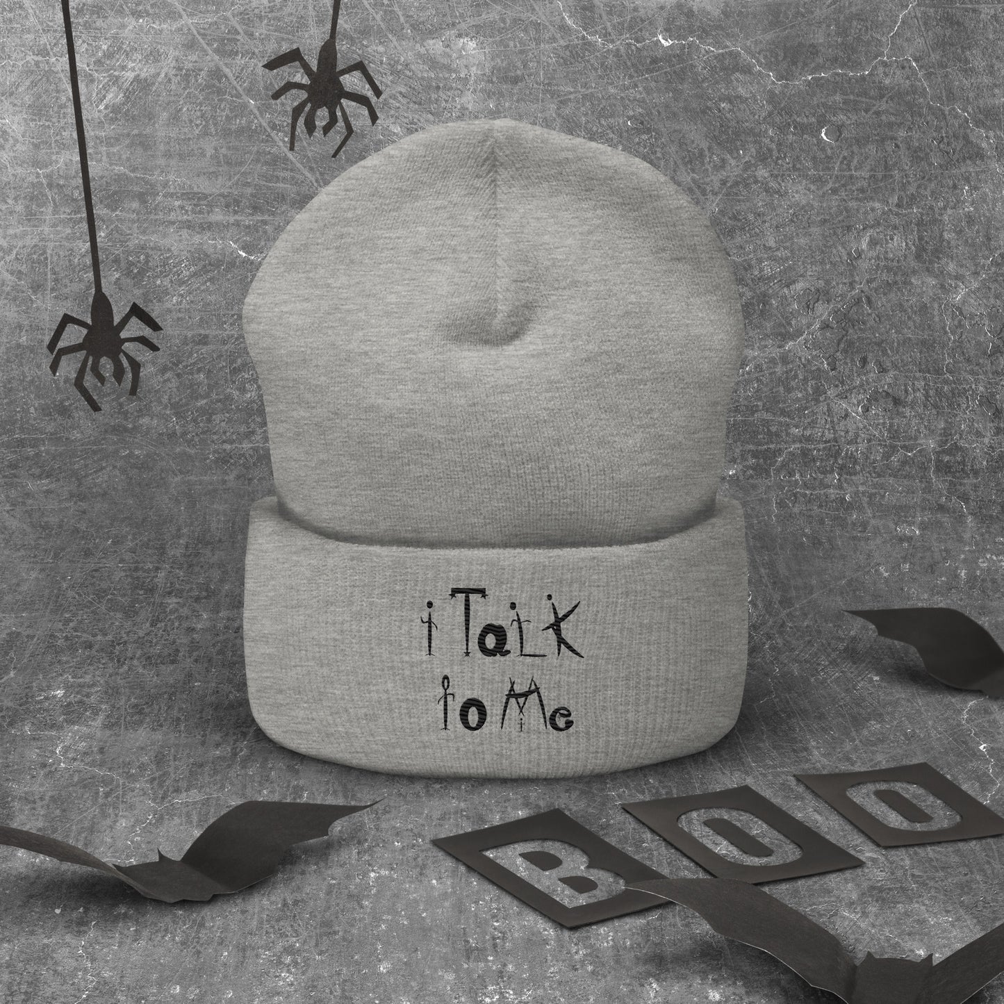 "I aTalk to Me" Cuffed Beanie