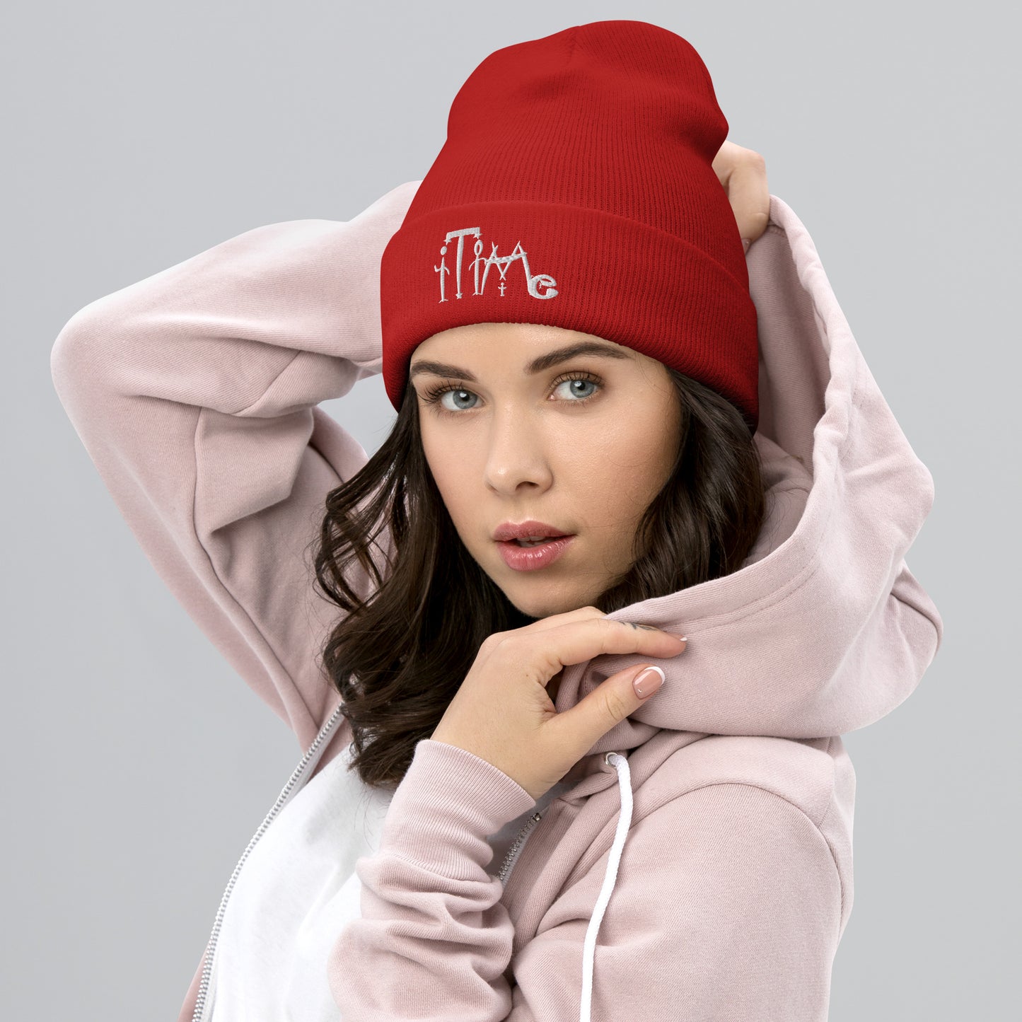 “iTtMe aka i Talk To Me” Cuffed Beanie