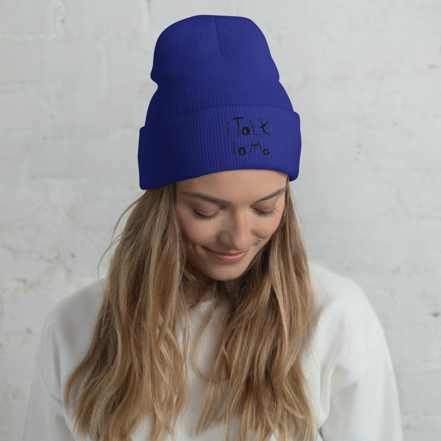 i Talk to Me - Cuffed Beanie