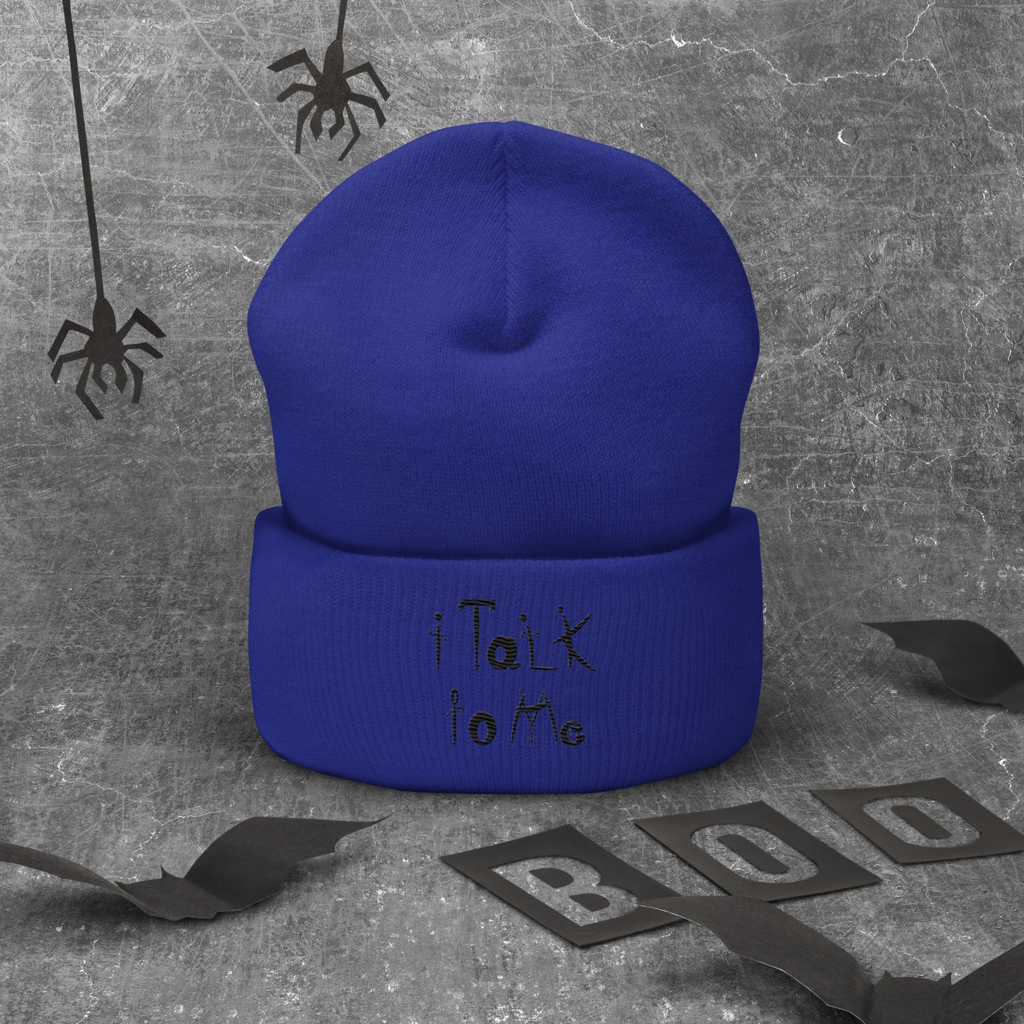 "I aTalk to Me" Cuffed Beanie