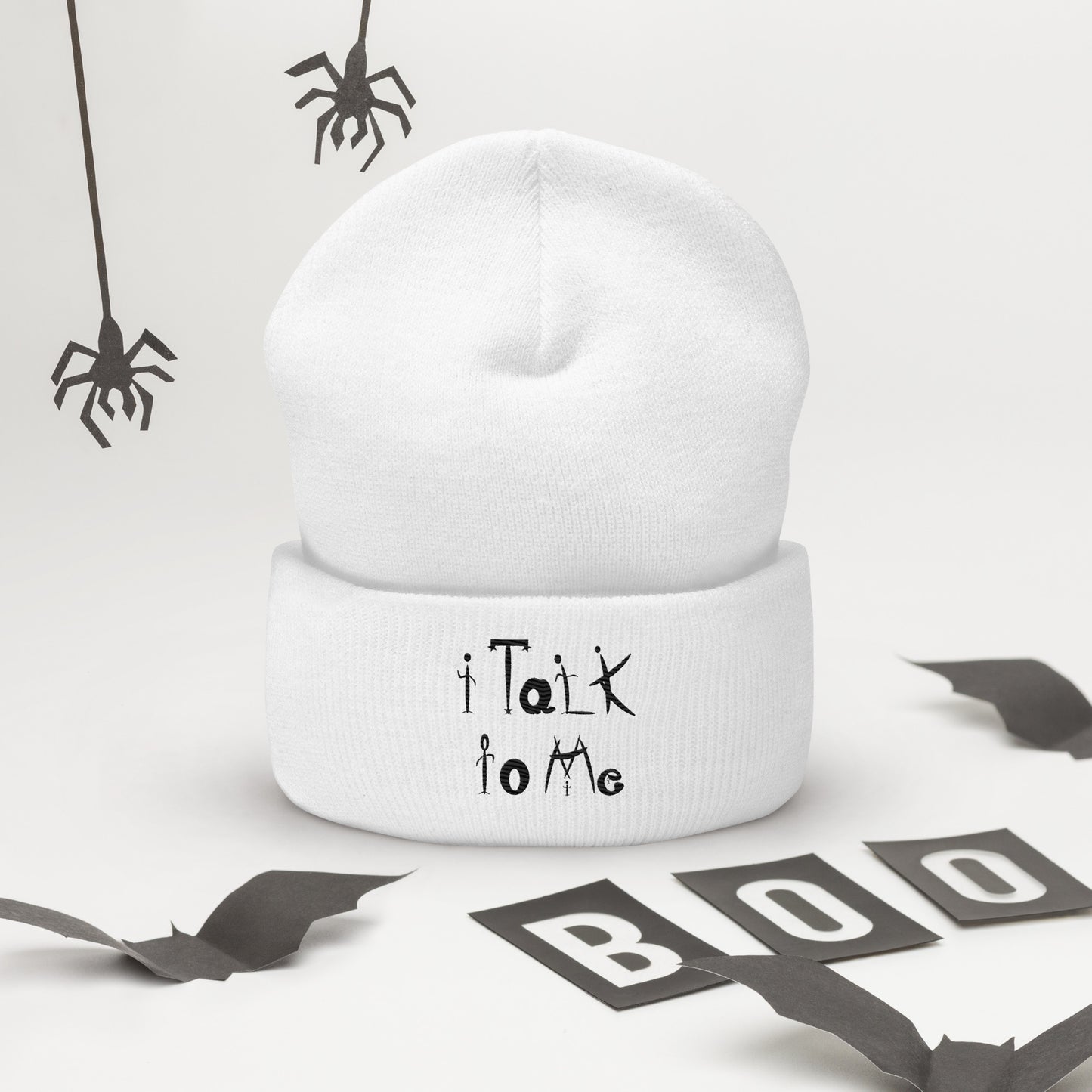 "I aTalk to Me" Cuffed Beanie