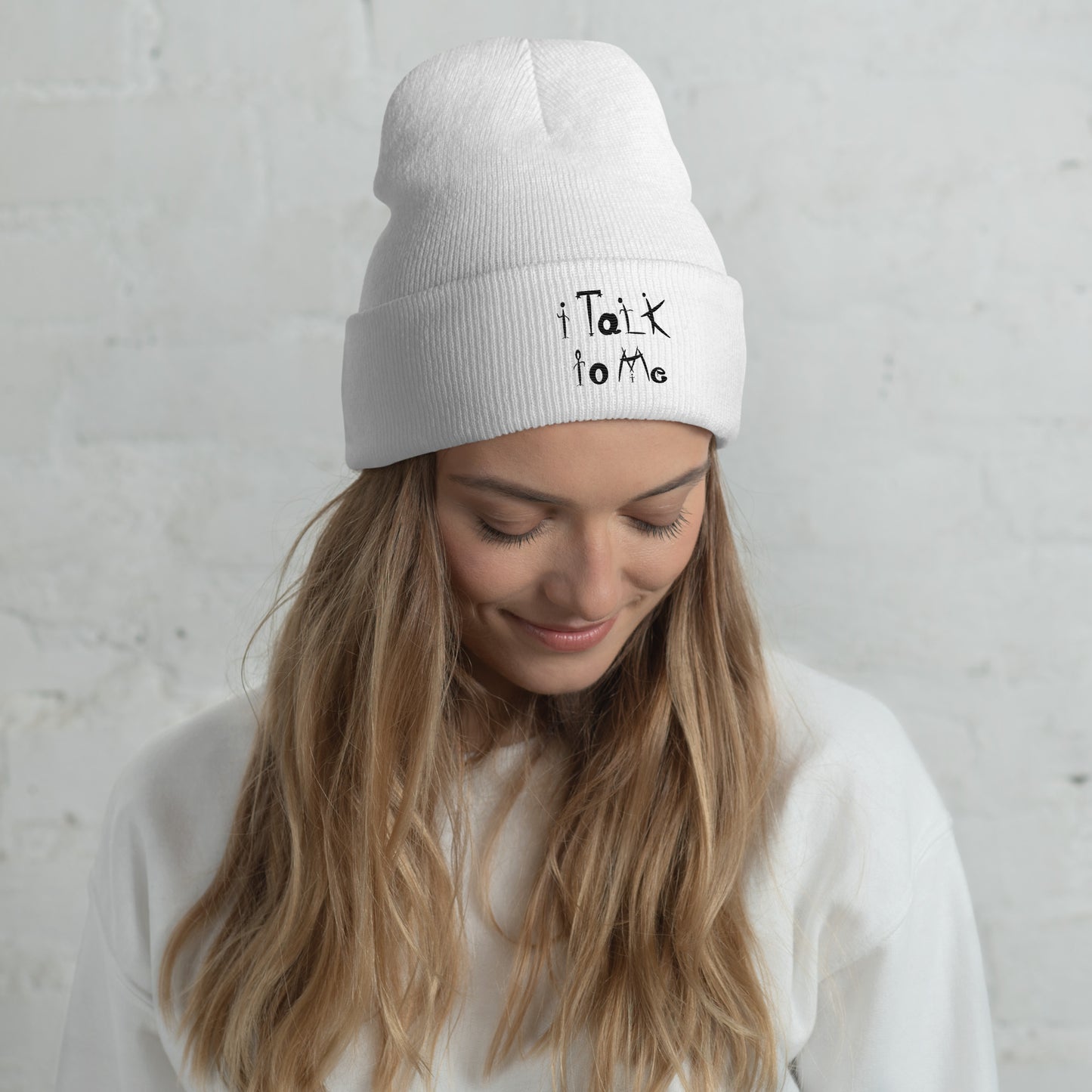 i Talk to Me - Cuffed Beanie