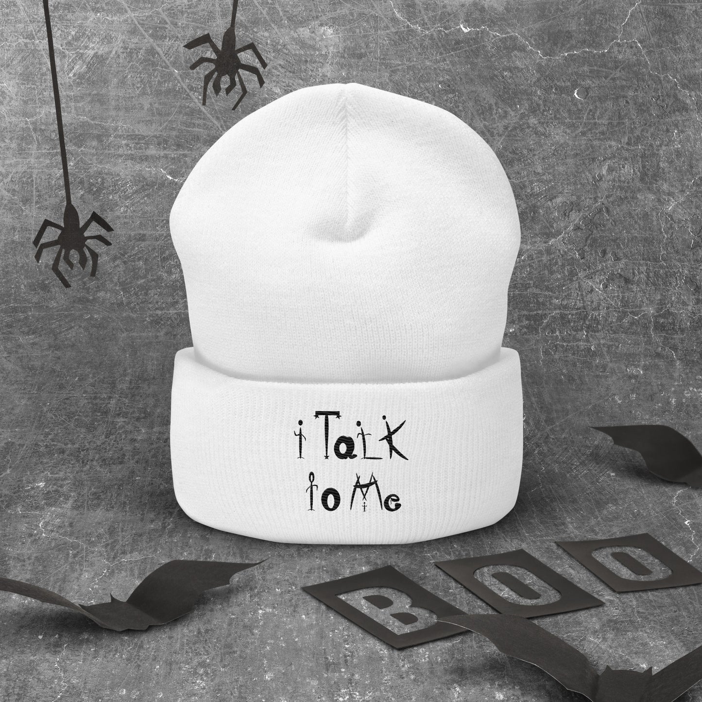 "I aTalk to Me" Cuffed Beanie