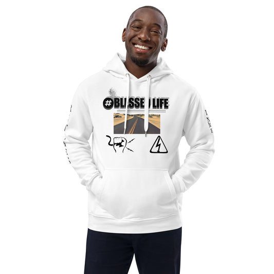 BLESSED LIFE X ON THE ROAD TO RITCHES  Premium eco hoodie