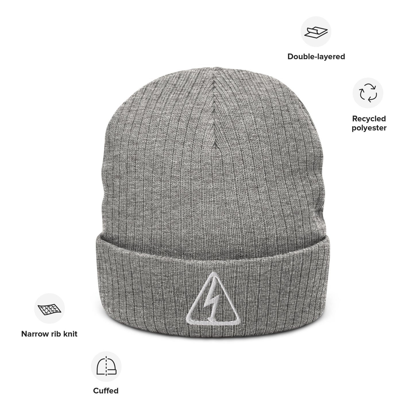 I ALLOW DOWNLOADS Ribbed knit beanie