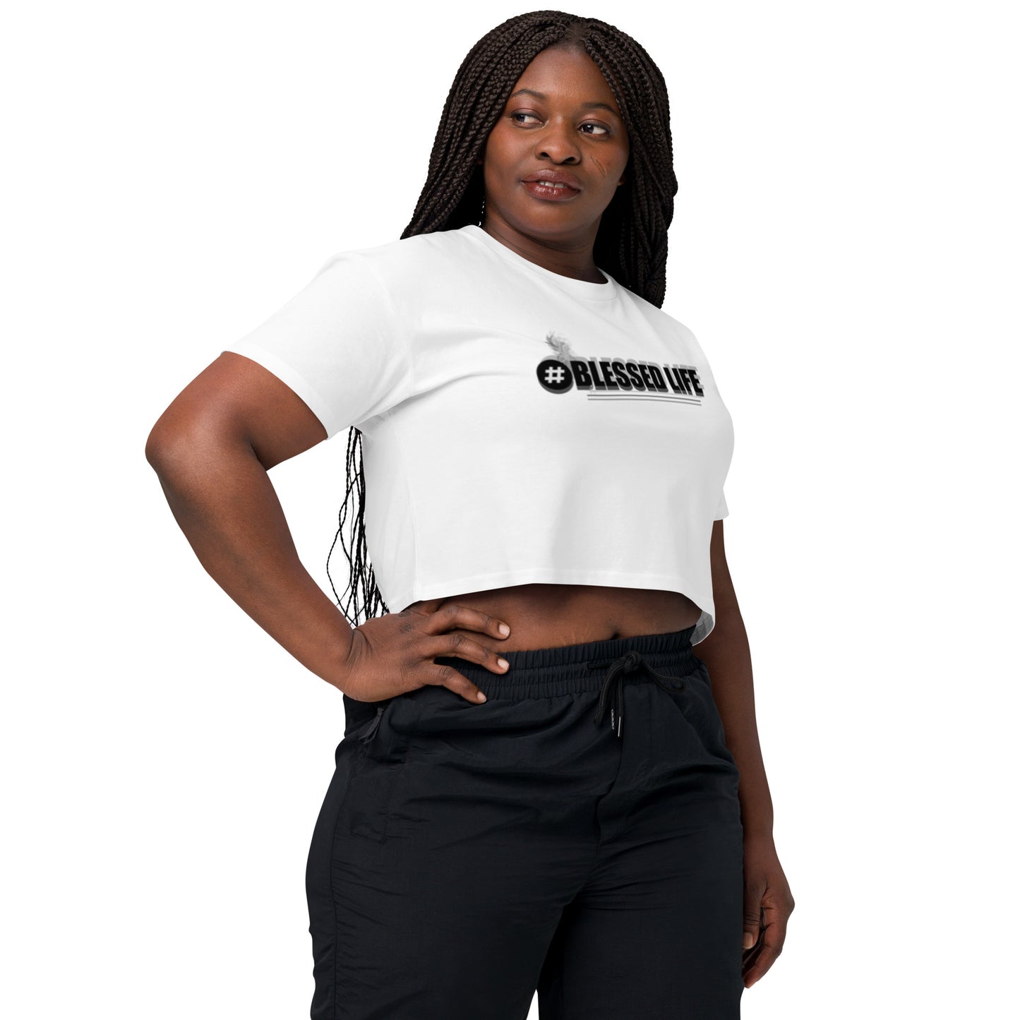 BLESSED LIFE Women’s crop top